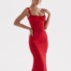 Lace Up Corset Sleeveless Midi Dresses Lace Up Corset Sleeveless Midi Dresses