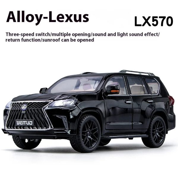 Large 1:18 Lexus LX570 Off-road SUV Metal Alloy Diecast Car Large 1:18 Lexus LX570 Off-road SUV Metal Alloy Diecast Car