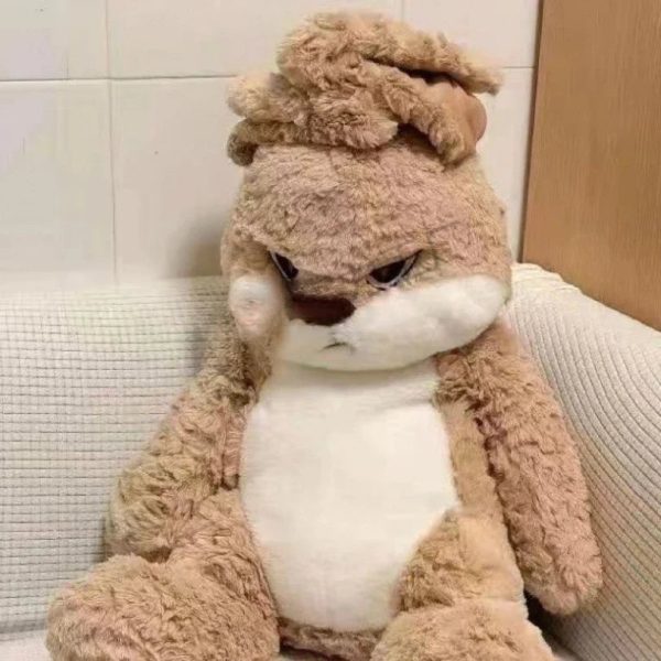 Large Angry Rabbit Plush Toy Soft Cute Stuffed Animal Large Angry Rabbit Plush Toy Soft Cute Stuffed Animal