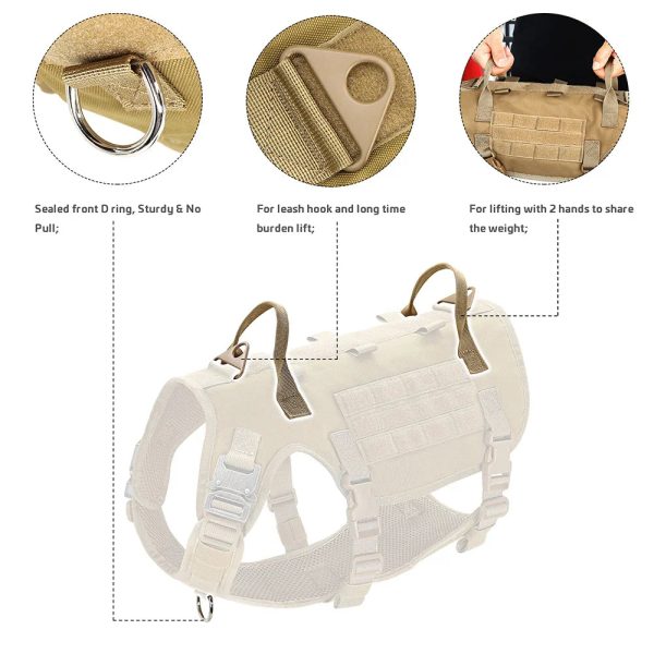 Large Dogs Training Harnesses With Pouches Large Dogs Training Harnesses With Pouches