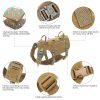 Large Dogs Training Harnesses With Pouches Large Dogs Training Harnesses With Pouches
