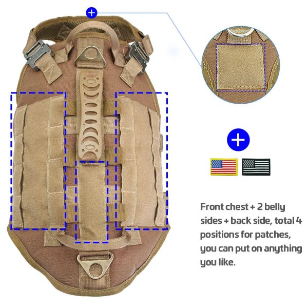 Large Dogs Training Harnesses With Pouches Large Dogs Training Harnesses With Pouches