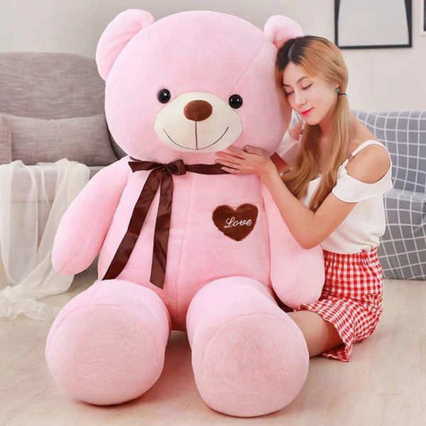 Large Kawaii Teddy Bear Plush Pillow 60cm