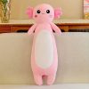 Large Pink Axolotl Plush Toy Soft Stuffed Salamander Pillow for Kids