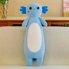 Large Pink Axolotl Plush Toy Soft Stuffed Salamander Pillow for Kids