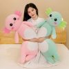 Large Pink Axolotl Plush Toy Soft Stuffed Salamander Pillow for Kids