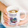Lavender Antisocial Book Club Personalized Mug, Custom Gift with Name For Book Lovers Lavender Antisocial Book Club Personalized Mug, Custom Gift with Name For Book Lovers