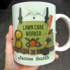 Lawn Care Worker Mug With Lawn Mower, Tools, and Sunglasses - Personalized Custom Coffee Mug - FAM324_MG Lawn Care Worker Mug With Lawn Mower, Tools, and Sunglasses - Personalized Custom Coffee Mug - FAM324_MG