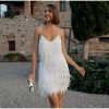 Layered Sequin Fringe Mini Dress Layered Sequin Fringe Mini Dress