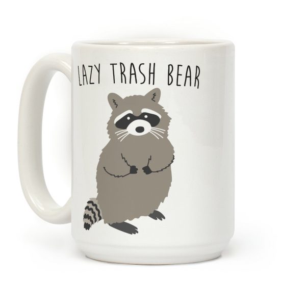 Lazy Trash Bear Coffee Mug Lazy Trash Bear Coffee Mug