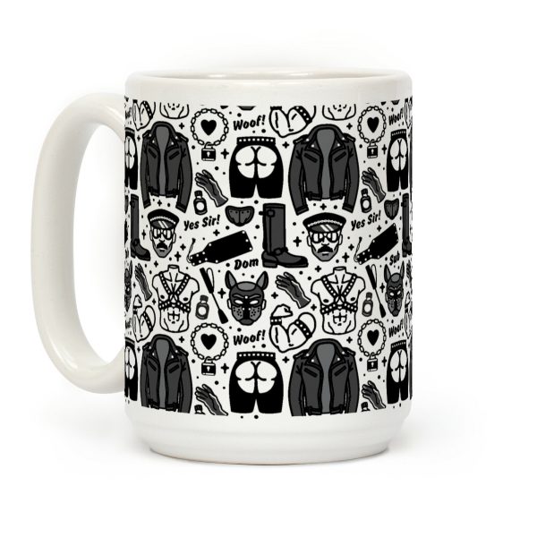 Leather Daddy Pattern Coffee Mug Leather Daddy Pattern Coffee Mug