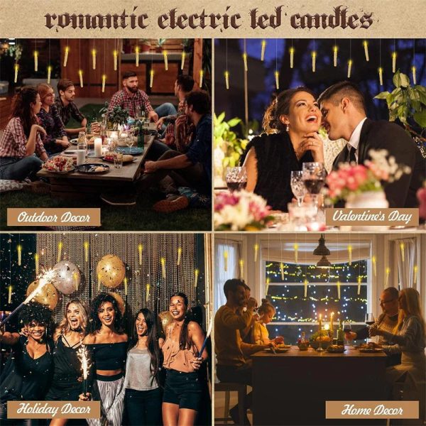 Led Candles With Magic Wand Led Candles With Magic Wand