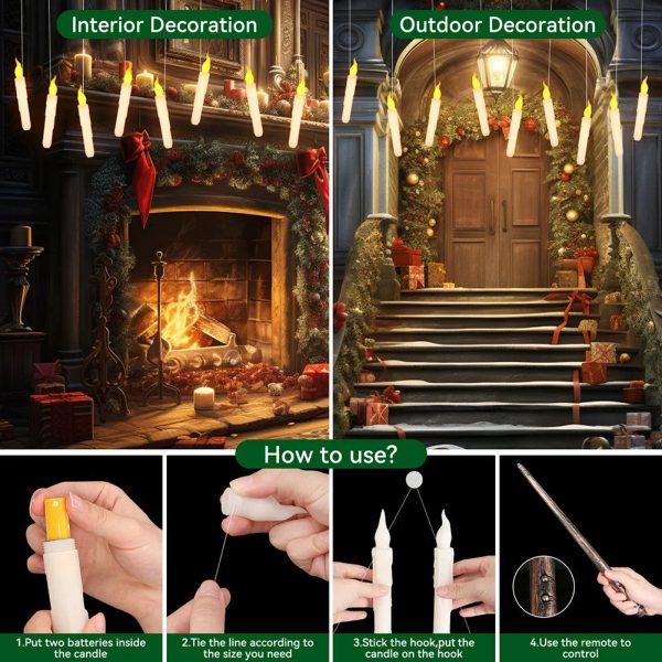 Led Candles With Magic Wand Led Candles With Magic Wand