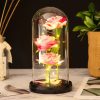 LED Galaxy Rose Night Light Artificial Flower Decor LED Galaxy Rose Night Light Artificial Flower Decor