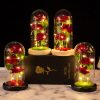 LED Galaxy Rose Night Light Artificial Flower Decor LED Galaxy Rose Night Light Artificial Flower Decor
