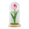 Led Glass Rose Tulip Ornament