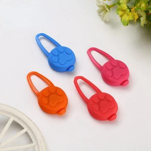 LED Glowing Dog Collar with Pendant Night Safety