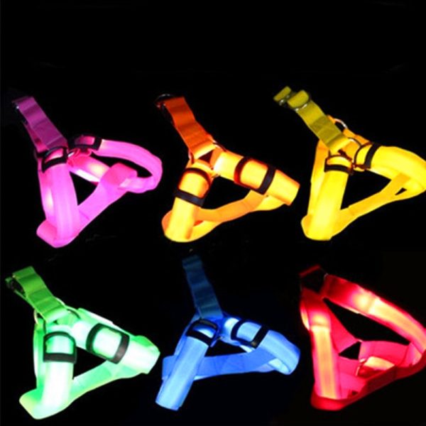 Led Glowing Dog Harness Led Glowing Dog Harness