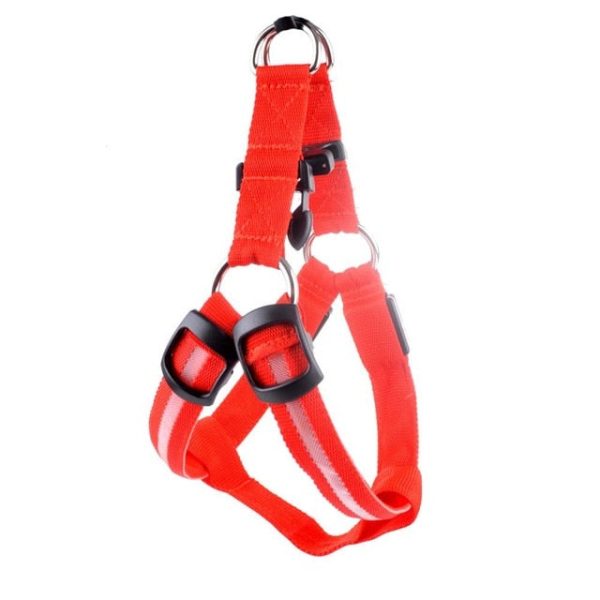 Led Glowing Dog Harness Led Glowing Dog Harness