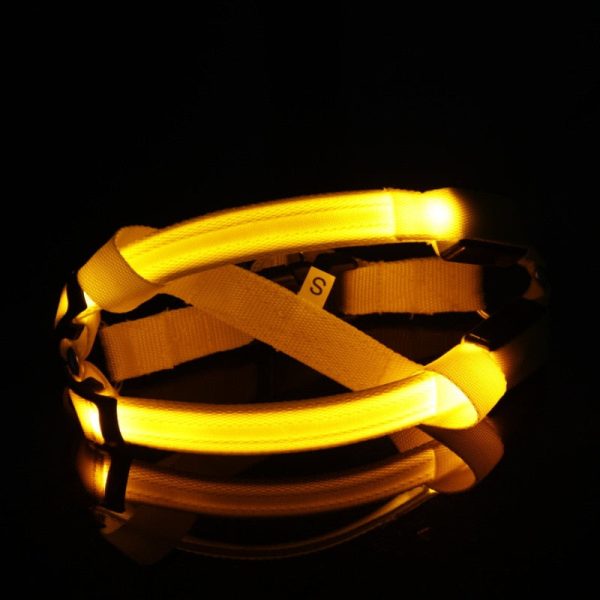 Led Glowing Dog Harness Led Glowing Dog Harness