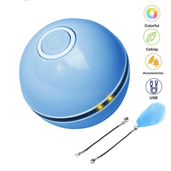 LED Laser Rolling Ball Interactive Electronic Cat Toy LED Laser Rolling Ball Interactive Electronic Cat Toy