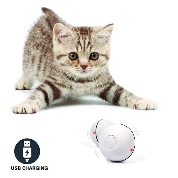 LED Laser Rolling Ball Interactive Electronic Cat Toy LED Laser Rolling Ball Interactive Electronic Cat Toy