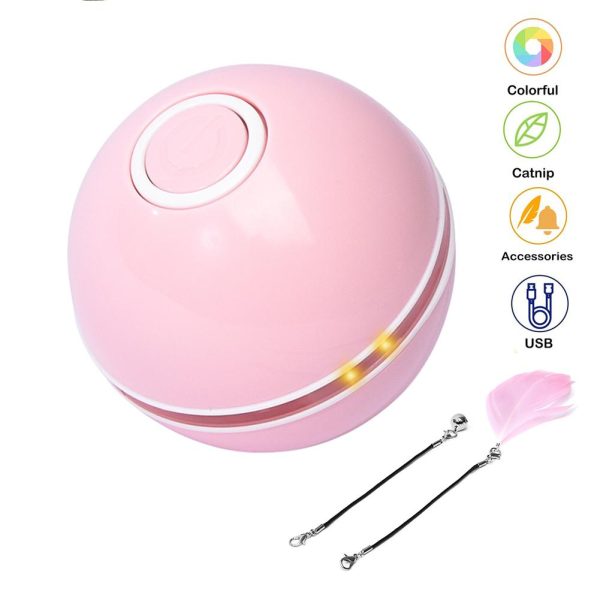LED Laser Rolling Ball Interactive Electronic Cat Toy LED Laser Rolling Ball Interactive Electronic Cat Toy