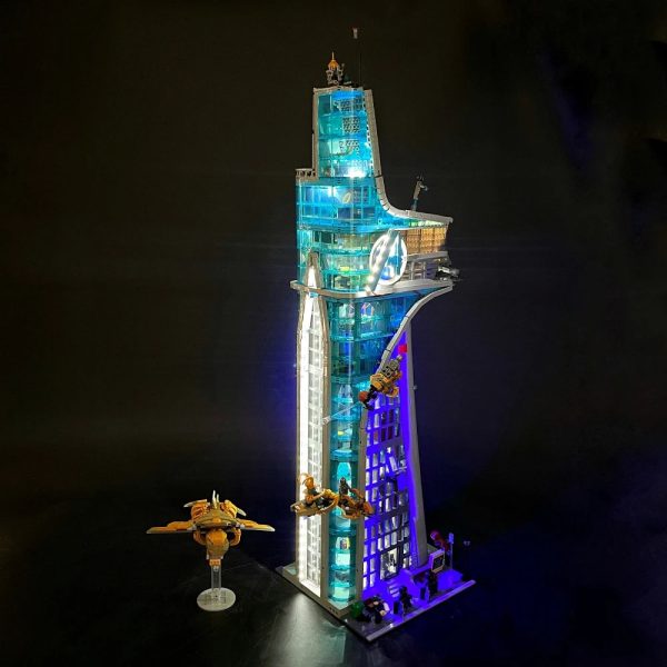 LED Light Kit For Avengers Tower Building Blocks LED Light Kit For Avengers Tower Building Blocks
