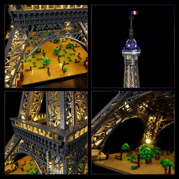 Led Light Kit For Eiffel Tower PARIS World Famous Architecture Building Blocks Led Light Kit For Eiffel Tower PARIS World Famous Architecture Building Blocks
