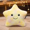 LED Star Plush Toy Soft Stuffed Star Pillow for Kids and Home Decor