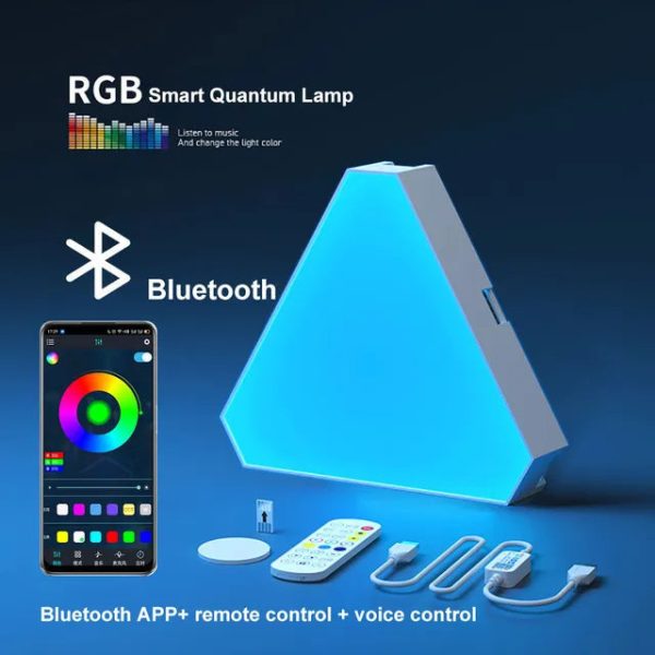 Led Triangular Quantum Lamp RGB Wall Lamp Led Triangular Quantum Lamp RGB Wall Lamp