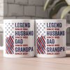 Legend, Husband, Dad And Grandpa - Personalized Mug Legend, Husband, Dad And Grandpa - Personalized Mug