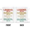 Legend Husband Daddy Grandpa Tribute Mug - Personalized Custom Coffee Mug - DAD027_MG Legend Husband Daddy Grandpa Tribute Mug - Personalized Custom Coffee Mug - DAD027_MG