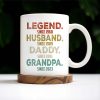 Legend Husband Daddy Grandpa Tribute Mug - Personalized Custom Coffee Mug - DAD027_MG Legend Husband Daddy Grandpa Tribute Mug - Personalized Custom Coffee Mug - DAD027_MG