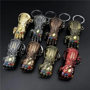 Legends The Avengers Peripherals Thanos Infinity Gauntlet Alloy Car Keychain