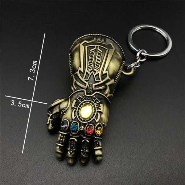 Legends The Avengers Peripherals Thanos Infinity Gauntlet Alloy Car Keychain