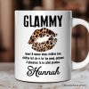 Leopard Lips Glammy Definition Personalized Mug, Coquette Grandma Gift With Custom Name Leopard Lips Glammy Definition Personalized Mug, Coquette Grandma Gift With Custom Name