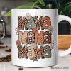 Leopard Mama Floral Mug, Retro Wildflowers Gift for Mothers Leopard Mama Floral Mug, Retro Wildflowers Gift for Mothers