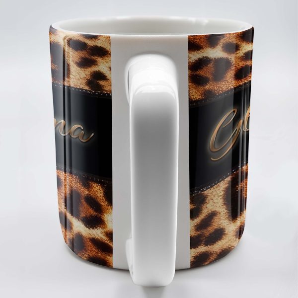 Leopard Print And Red Lips Glamorous Coffee Mug - Personalized Custom Coffee Mug - GRM042_MG Leopard Print And Red Lips Glamorous Coffee Mug - Personalized Custom Coffee Mug - GRM042_MG