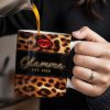 Leopard Print And Red Lips Glamorous Coffee Mug - Personalized Custom Coffee Mug - GRM042_MG Leopard Print And Red Lips Glamorous Coffee Mug - Personalized Custom Coffee Mug - GRM042_MG