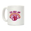 Lesbeean Lesbian Pride Bee Parody Coffee Mug Lesbeean Lesbian Pride Bee Parody Coffee Mug