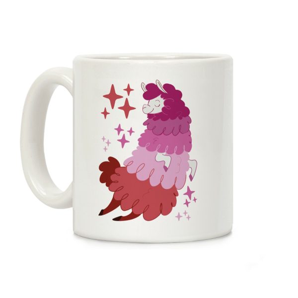 Lesbian Llama Coffee Mug Lesbian Llama Coffee Mug