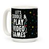 Let's Cuddle and Play Video Games Coffee Mug Let's Cuddle and Play Video Games Coffee Mug