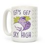 Let's Get Sky High Pigeon Coffee Mug Let's Get Sky High Pigeon Coffee Mug