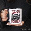 Let's Get Trashed Christmas Raccoon Personalized Mug, Funny Gift for Feral Women with Custom Name Let's Get Trashed Christmas Raccoon Personalized Mug, Funny Gift for Feral Women with Custom Name
