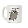 Let's Get Trashed Margarita Raccoon Coffee Mug Let's Get Trashed Margarita Raccoon Coffee Mug