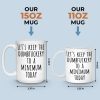Let's Keep The Dumb To A Minimum Today - Coworker Personalized Custom Mug - Christmas Gift For Coworker