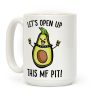 Let's Open Up This MF Pit (Avocado Parody) Coffee Mug