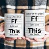 Letter Of The Week F This - Personalized Mug Letter Of The Week F This - Personalized Mug