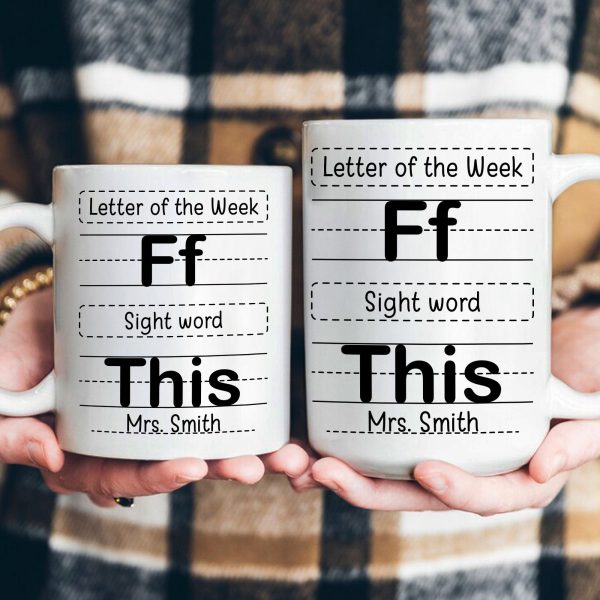 Letter Of The Week F This - Personalized Mug Letter Of The Week F This - Personalized Mug